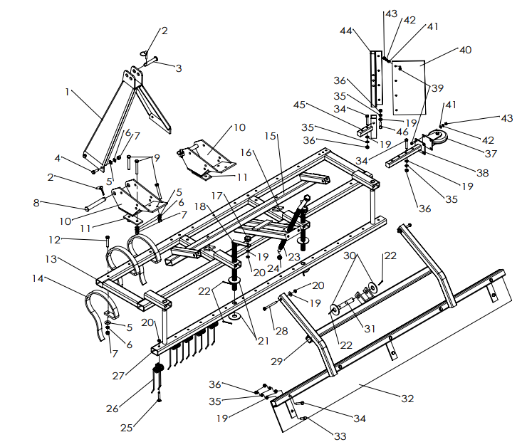 RIDEBANEPLANER TIL 3 PUNKTS OPHÆNG - Manual